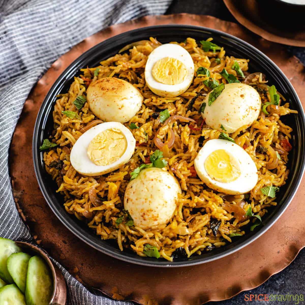 Hyderabadi Egg Biryani
